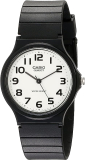 Casio Mens MQ24-7B2 Analog Watch with Black Resin Band