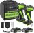 Greenworks 24V Cordless Drill + Impact Driver Combo Kit