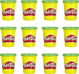 12-Pack Play-Doh Green Non-Toxic Modeling Compound 4-Oz Cans