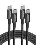 2-Pack Anker 333 6FT 100W USB C to USB C Cable