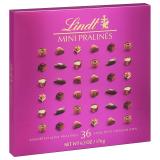 Lindt Mini Pralines with Premium Filling, Assorted Chocolate 6.2 oz Box