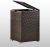 Teamson Home Gas Tank Wicker Cover Table 20 lb