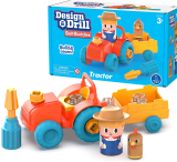 Educational Insights Design & Drill Bolt Buddies Tractor Take Apart Toy