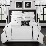 Chic Home CS3148-AN Mayan 24-pc Bed in A Bag Comforter Set, Queen
