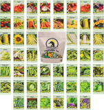 50-Packs Black Duck Brand Assorted Heirloom Vegetable Seeds