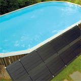 SunHeater Solar Heater for Aboveground Pools w/Two 2 x 20ft Panels