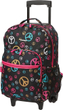 Rockland Double Handle Rolling Backpack 17-inch