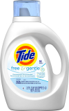 3-pk Tide Free & Gentle Liquid Laundry Detergent, 64 loads 92 fl oz