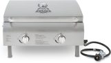 Pit Boss Grills 75275 Stainless Steel Two-Burner Portable Grill