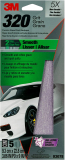 3M Performance Sandpaper, 320 Grit, 3-2/3-in x 9-in, 5-Sheets