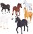 Terra by Battat Horses Set Detailed Miniature Horse Toys