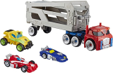 4PK Transformers Playskool Heroes Rescue Bots Team Trailer