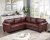 Evedy Mid-Century Sectional Corner Sofa L-Shape PU Couch