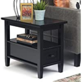 SIMPLIHOME Warm Shaker SOLID WOOD 14 inch Rectangle Table