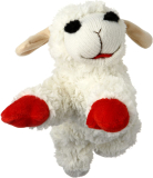 2-Pack Multipet Lambchop Plush Dog Toy 10-inch with Squeaker