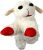 2-Pack Multipet Lambchop Plush Dog Toy 10-inch with Squeaker