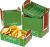 50 Pack Axyi Football Party Paper Food Trays