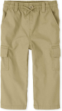 The Children’s Place Boys’ Uniform Pull On Slim Cargo Pants
