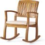 Christopher Knight Home Selma Acacia Rocking Chair w/Cushion