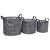 3 Piece DII Collapsible Waterproof Chevron Laundry Bins for $9.23( was  )
