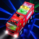 Zetz Brands Electric Fire Truck Kids Toy