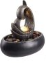 Teamson Home Indoor Tabletop Zen Bowl Fountain with LED Light