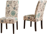 Christopher Knight Home Pertica Fabric Dining Chairs 2-Pcs