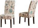Christopher Knight Home Pertica Fabric Dining Chairs 2-Pcs