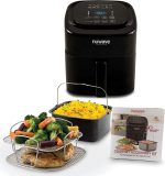 Nuwave Brio 6-Quart Digital Air Fryer w/Baking Pan & Cooking Rack