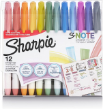 24-Count Sharpie S-Note Creative Markers Highlighters