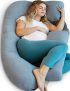 PharMeDoc U-Shape Cooling Cover Pregnancy Pillow