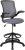 Flash Furniture Kale Mid-Back Dark Gray Mesh Drafting Chair