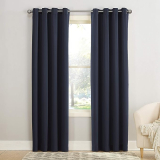Sun Zero Barrow Energy Efficient Grommet Curtain Single Panel