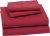 Amazon Basics Lightweight Super Soft Easy Care Microfiber 4pcs Sheet Set