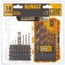 Dewalt 14-Piece Black and Gold Coated Drill Bit Set