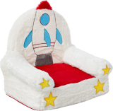 Amazon Basics Children’s Plush Chair, Rocket