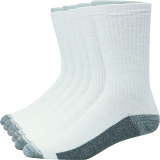 Hanes Men Ultra Cushion FreshIQ w/Wicking Crew Socks 6-Pair