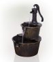 Alpine Corporation 27-in Tall 2-Tier Waterfall Fountain