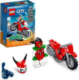 LEGO City Stuntz Reckless Scorpion Stunt Bike Building Toy Set 15-Pcs