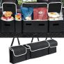 Yecaye Backseat Car Trunk Organizer, Large Capacity