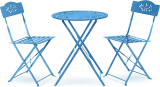 Alpine Corporation Bistro Set Table Chair MSY100A