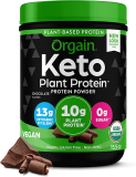Orgain Keto Plant-Based Protein Powder Chocolate 15.52oz