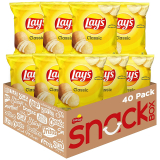 40-Pack Lays Classic Potato Chips 1 Ounce