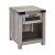 Rockpoint End Table with Industrial Style Drawer