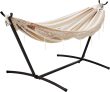 Amazon Basics Double Hammock w/9-Foot Space Saving Steel Stand