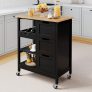 YITAHOME Kitchen Island Cart with Storage