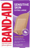 7-Ct Band-Aid Brand Adhesive Bandages for Sensitive Skin