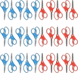 30-Pack Westcott 55845 Right- and Left-Handed Scissors