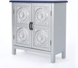 Christopher Knight Home Alana Firwood Cabinet w/Faux Wood Overlay