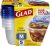 5 Pack GladWare Soup & Salad Food Storage Containers 24Oz